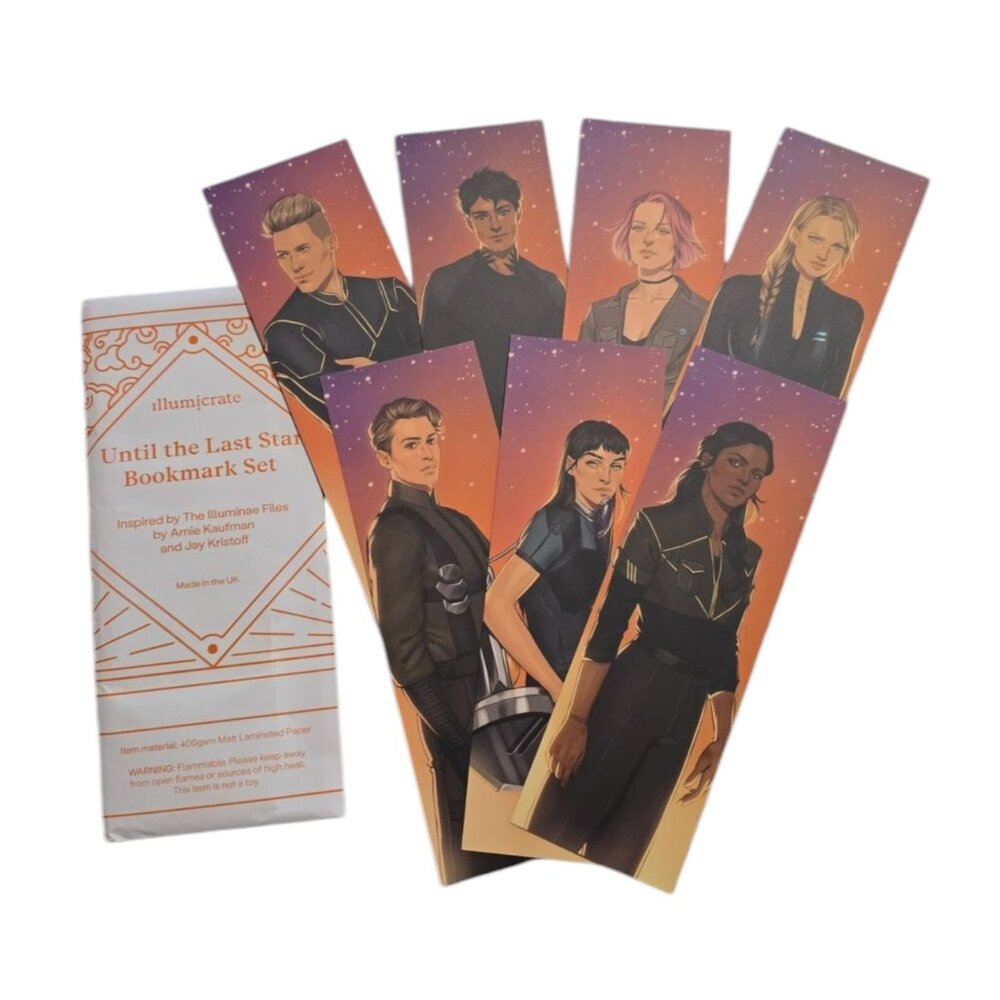 New Illumicrate Until the Last Star Illuminae Files Bookmarks